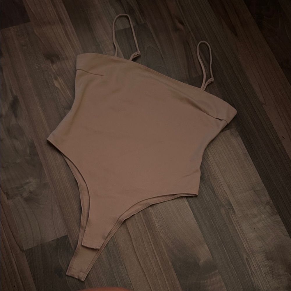 Shinestar Light Beige Bodysuit